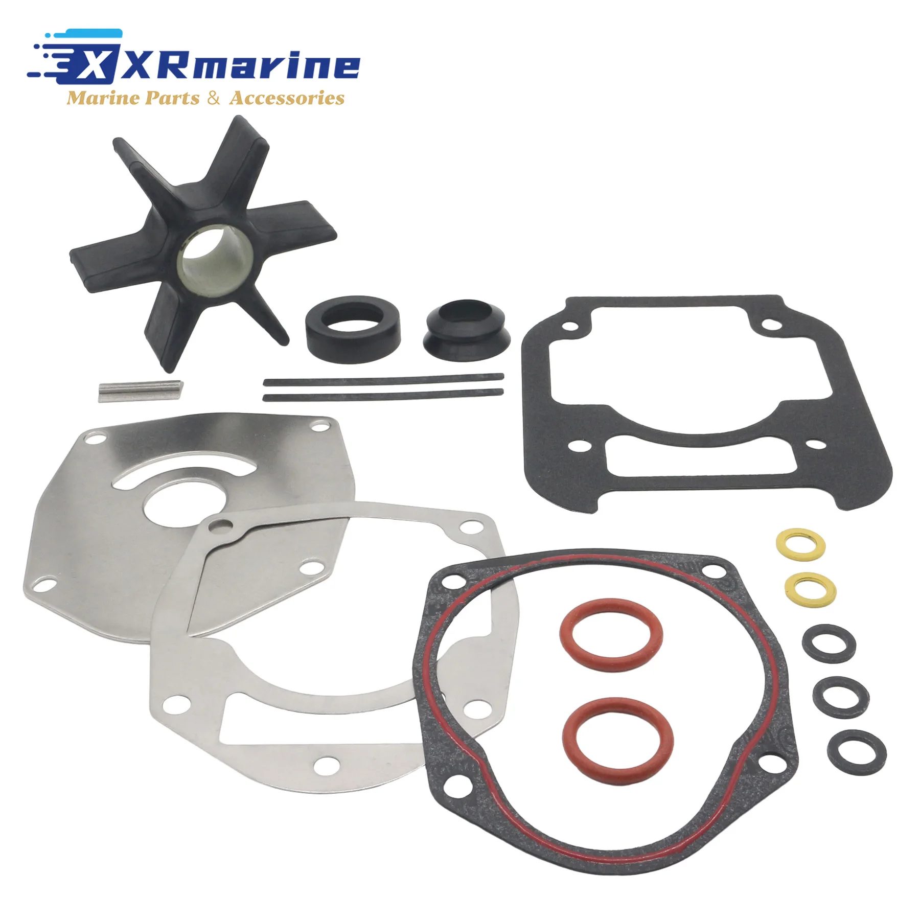 Water Pump Impeller Service Kit Fits for Mercury Marine Outboard 4 Stroke 175 200 225 250 300 HP Replaces 8M0142980 8M0205803