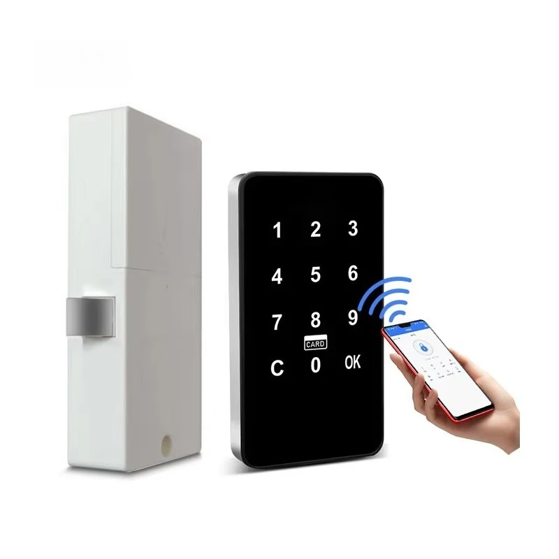 Lock Zinc Alloy RFID Swipe Card Furniture Bedside Table Password Locker Locker Digital Cabinet Lock