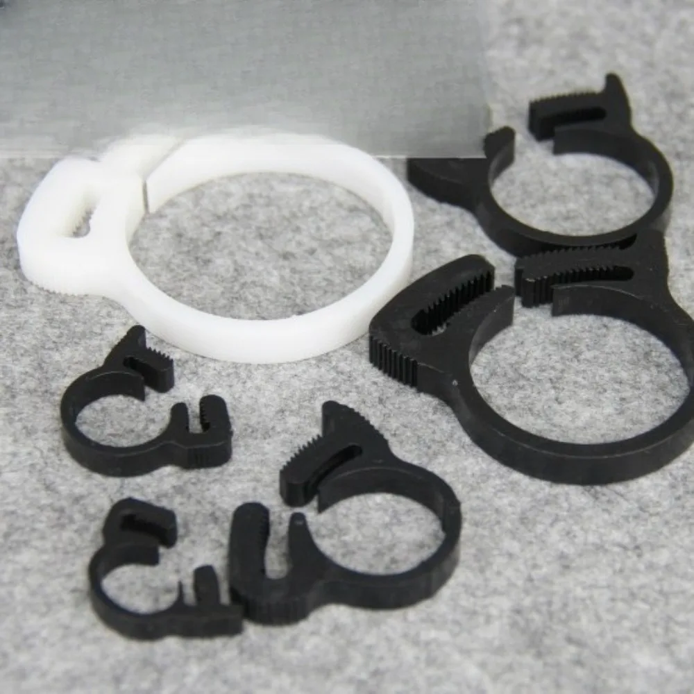 Air Tube Fitting Fixed Tool 10pcs Hose Clamps 3.8~59mm Plastic Line Water Pipe Strong Clip Spring Cramps Fuel