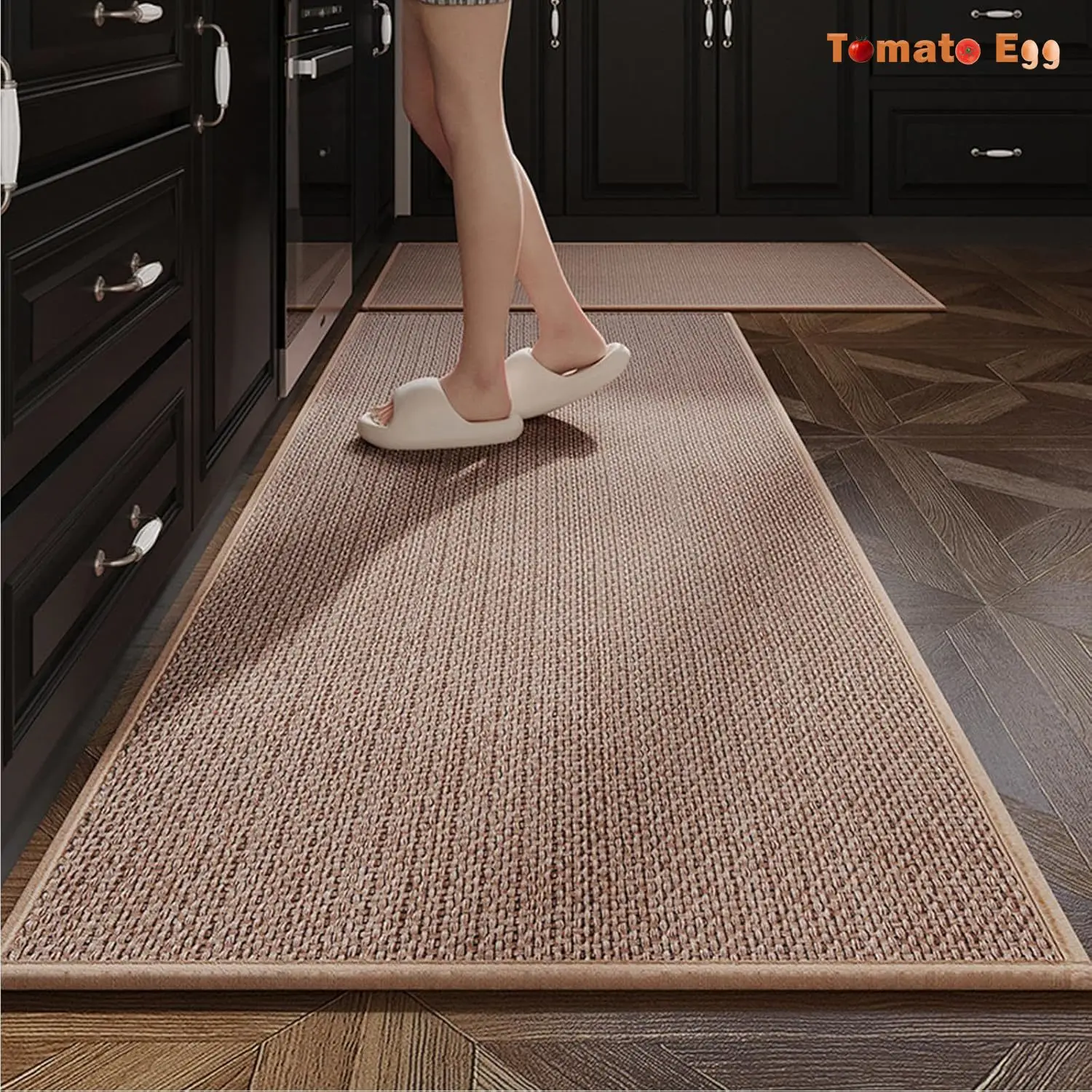 Microfiber Kitchen Rug Non-slip Washable Absorbent Kitchen Rug Wear-resistant Thick Corridor Carpet Home Door Floor Mats