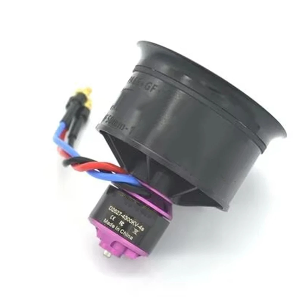 

A47ZZ 50mm EDF with 11 Blades Ducted Fan 3S 2627-4900KV Suit for RC Jet Airplane 50mm