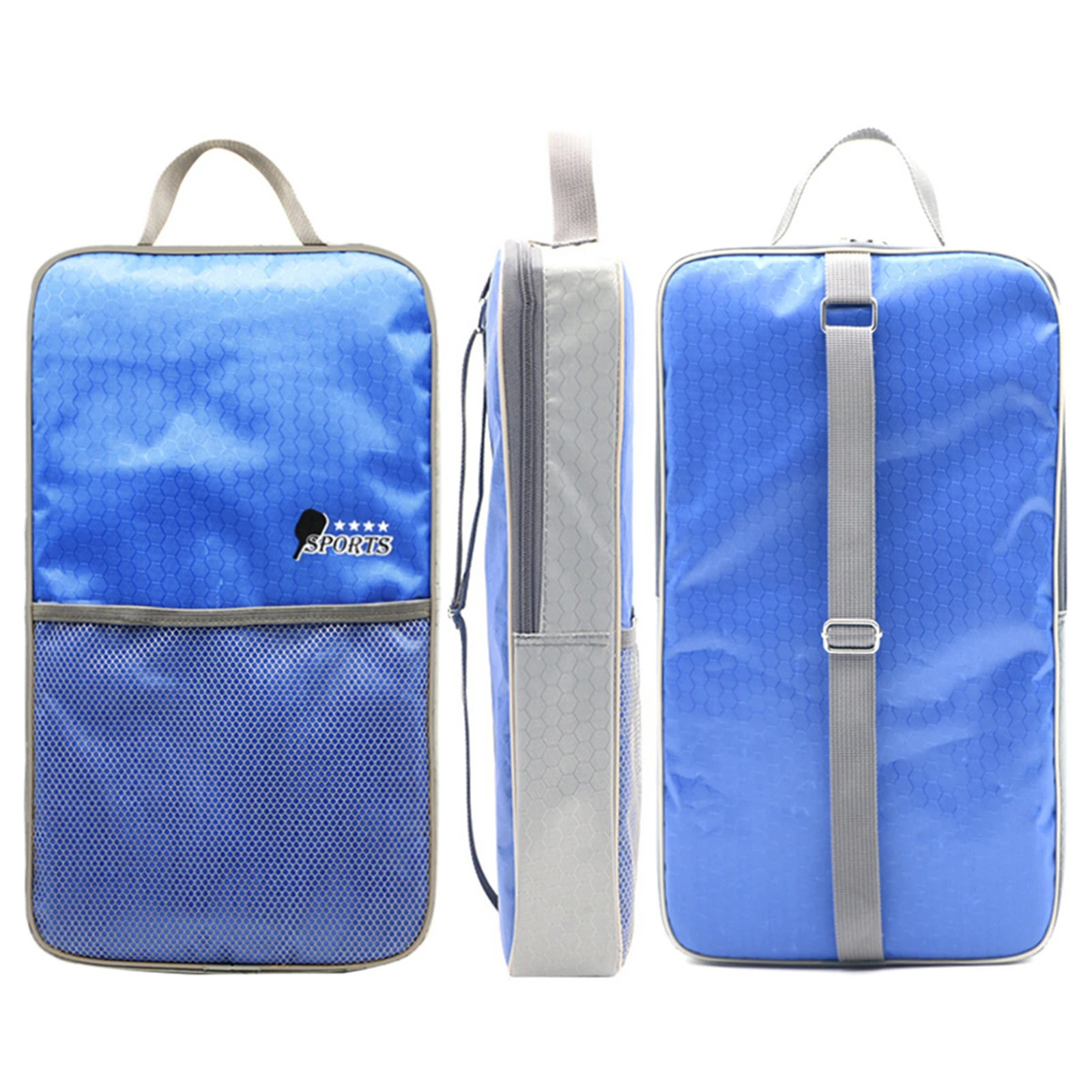 

Сумка для пиклбола Легкий регулируемый устойчивый к царапинам трехслойный чехол большой емкости с веслом для пиклбола