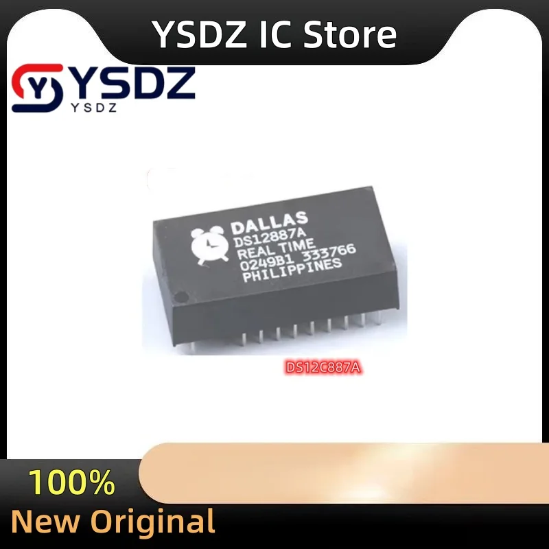 5pcs/lot DS12887A DS12887+ DS12887 DS12C887A DS12C887+ DIP-19 In Sto