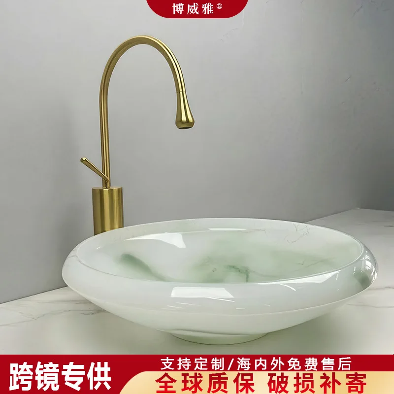 Glazed table basin bathroom cabinet washbasin toilet art basin