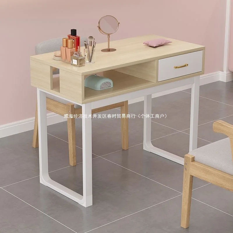 Log color e****mical Japanese style simple fashion single double light luxury solid wood