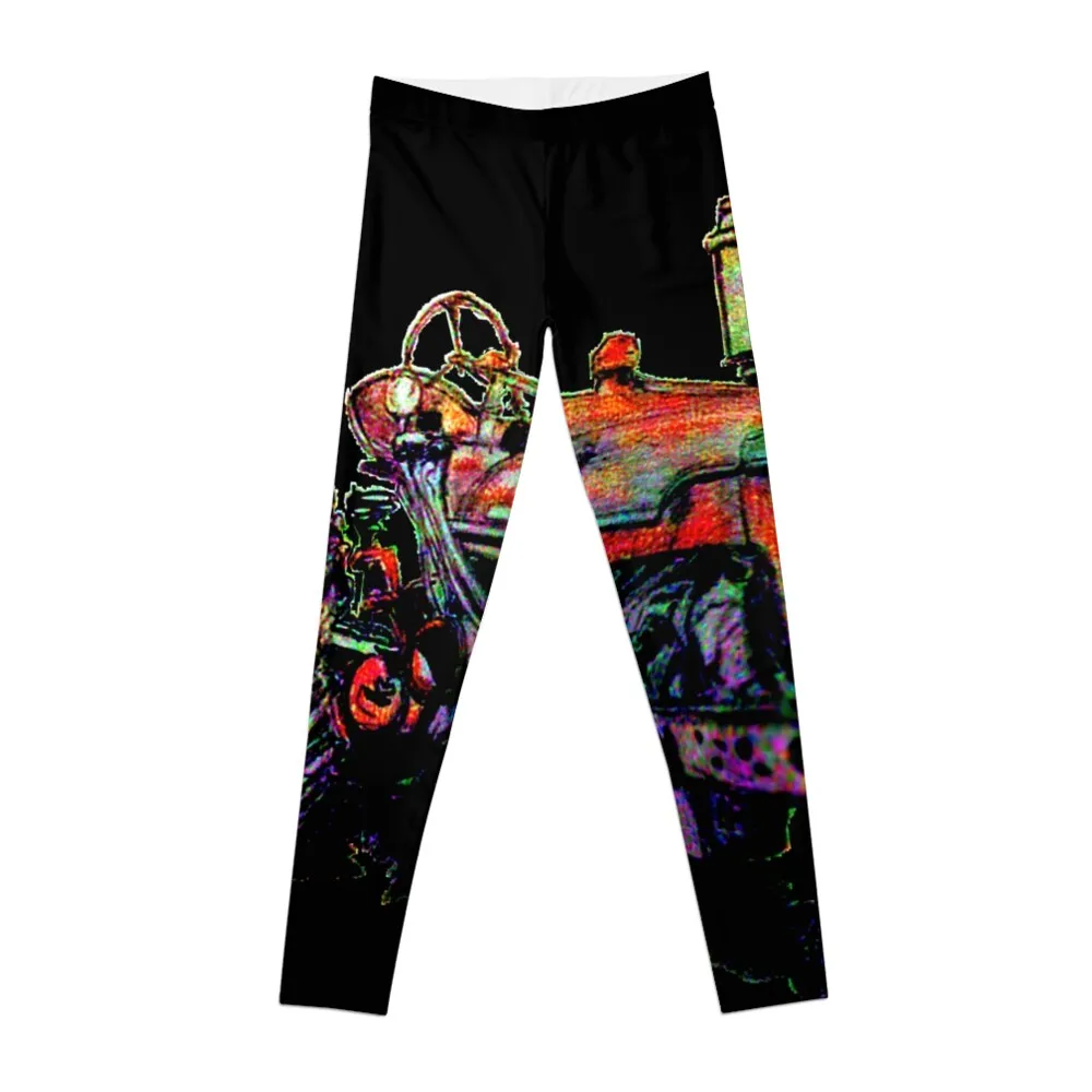 

Farmall Tractor Leggings Pants sport push up legging sports for push up Womens Leggings