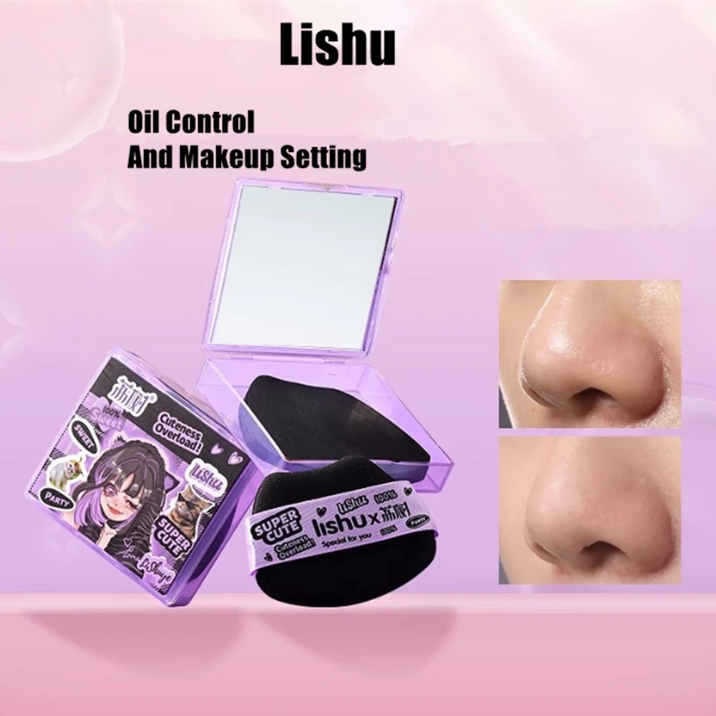 Lishu 100 แผ่นดูดซับน้ํามันกระดาษซับแป้งพัฟสําหรับควบคุมน้ํามันแต่งหน้าการตั้งค่าความงามเครื่องสําอางค์เครื่องมืออุปกรณ์เสริม