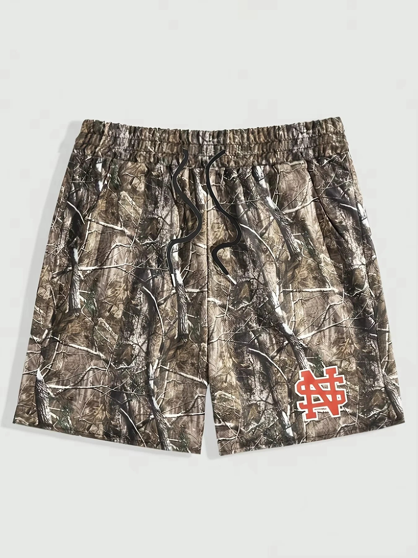 Novos Shorts de Verão 2026 com Estampa Camuflada de Árvore em Tela - Shorts Esportivos Masculinos com Estampa 3D Streetwear, Calças Casuais Oversized Y2K de Secagem Rápida