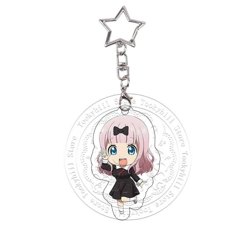 Kaguya-sama: Love Is War Acryl-Schlüsselanhänger-Set Kaguya Shinomiya Miyuki Shirogane Chika Fujiwara Niedliche Anime-Anhänger Festivalgeschenk – Detail 15