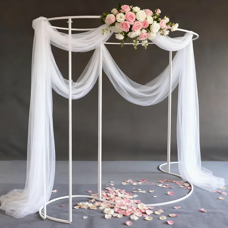 

Магазин свадебной вечеринки Магазин Новый свадебный железный художественный реквизит W-образный S Гетеросексуальный тканевый занавес Лесной клетчатый свадебный фон