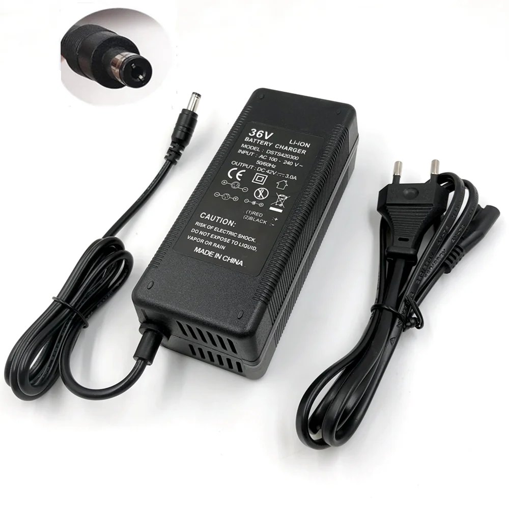 36V Li-ion Battery Charger 3A Output 42V3A Charger for 36V Lithium Battery High Quality Fast charger with Cooling fan