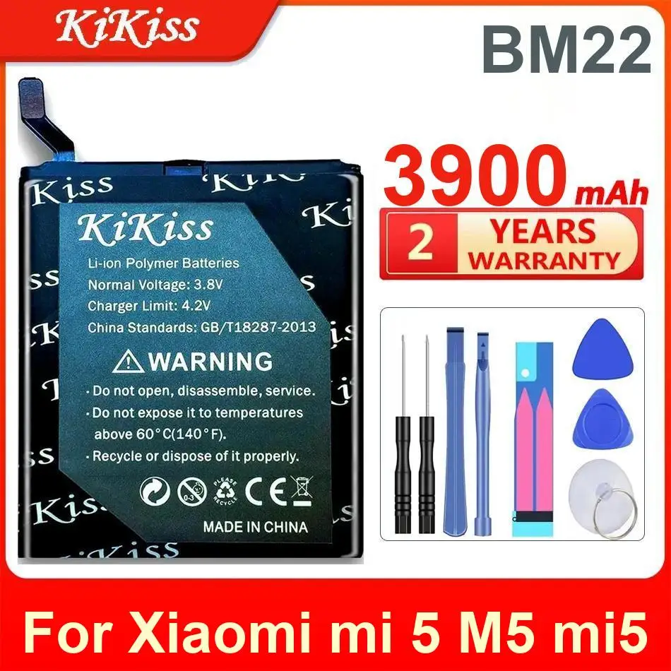 

3900Mah Kikiss Battery BM22 For Xiaomi Mi 5 M5 Mi5