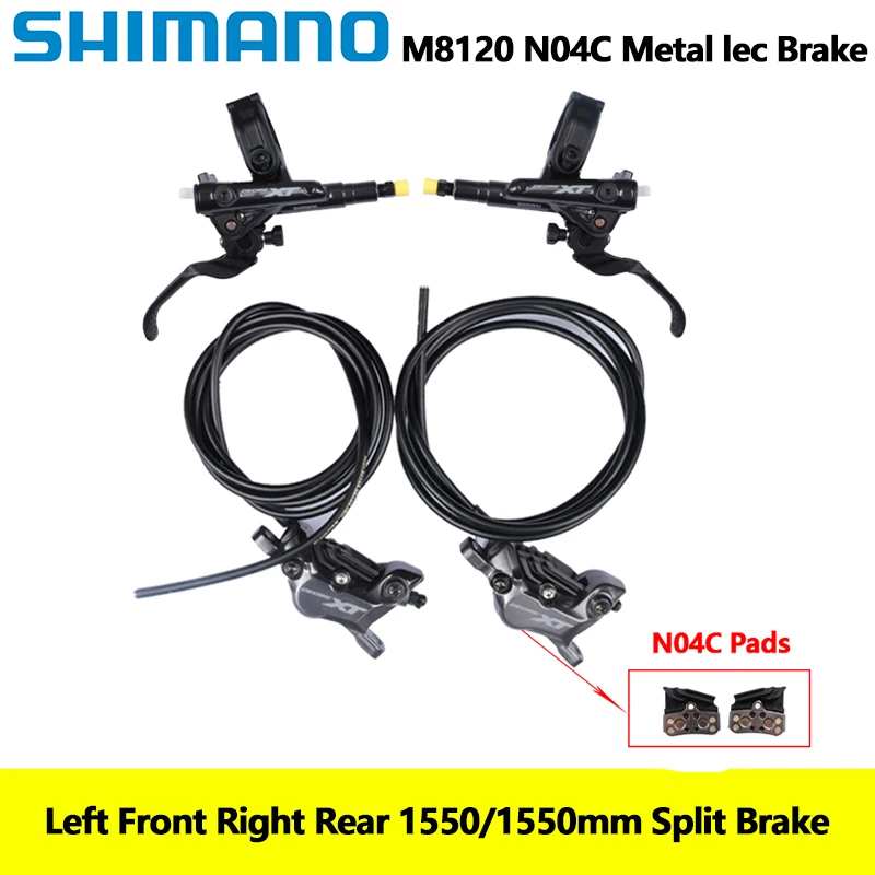 Shimano Bremse M8120 M7120 M6120 4-Kolben Mountainbike Fahrrad hydraulische Scheibenbremse XT SLX MTB Fahrrad Pads D03S N03A N04C – Detail 8