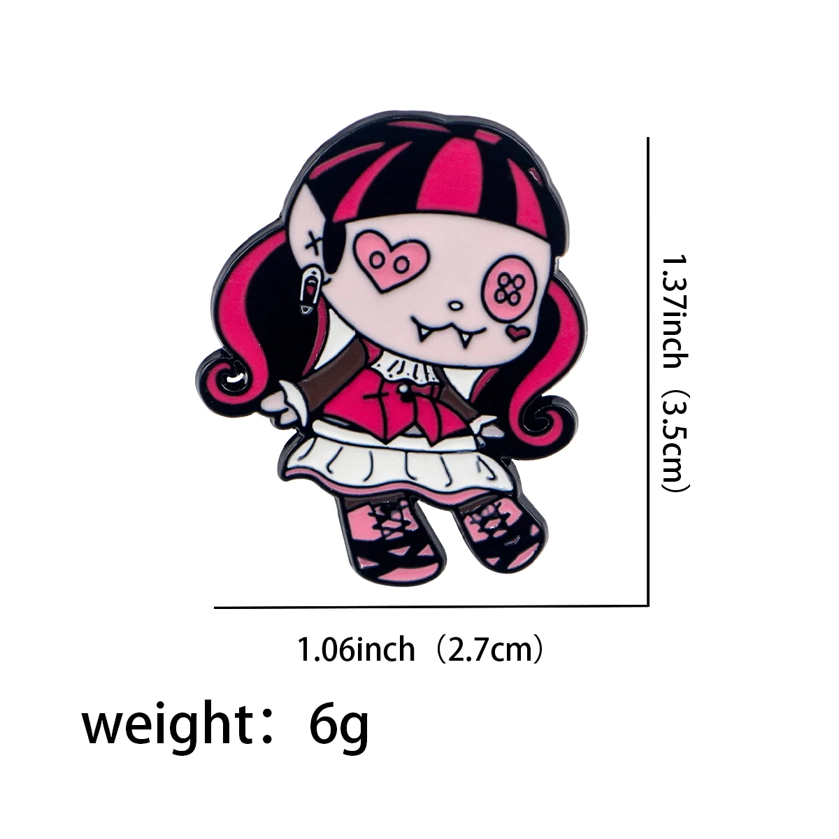 Anime Girl Enamel Pin Badges on Backpack Lapel Pins Brooches on Clothes Gifts for Friends Jewelry Accessories