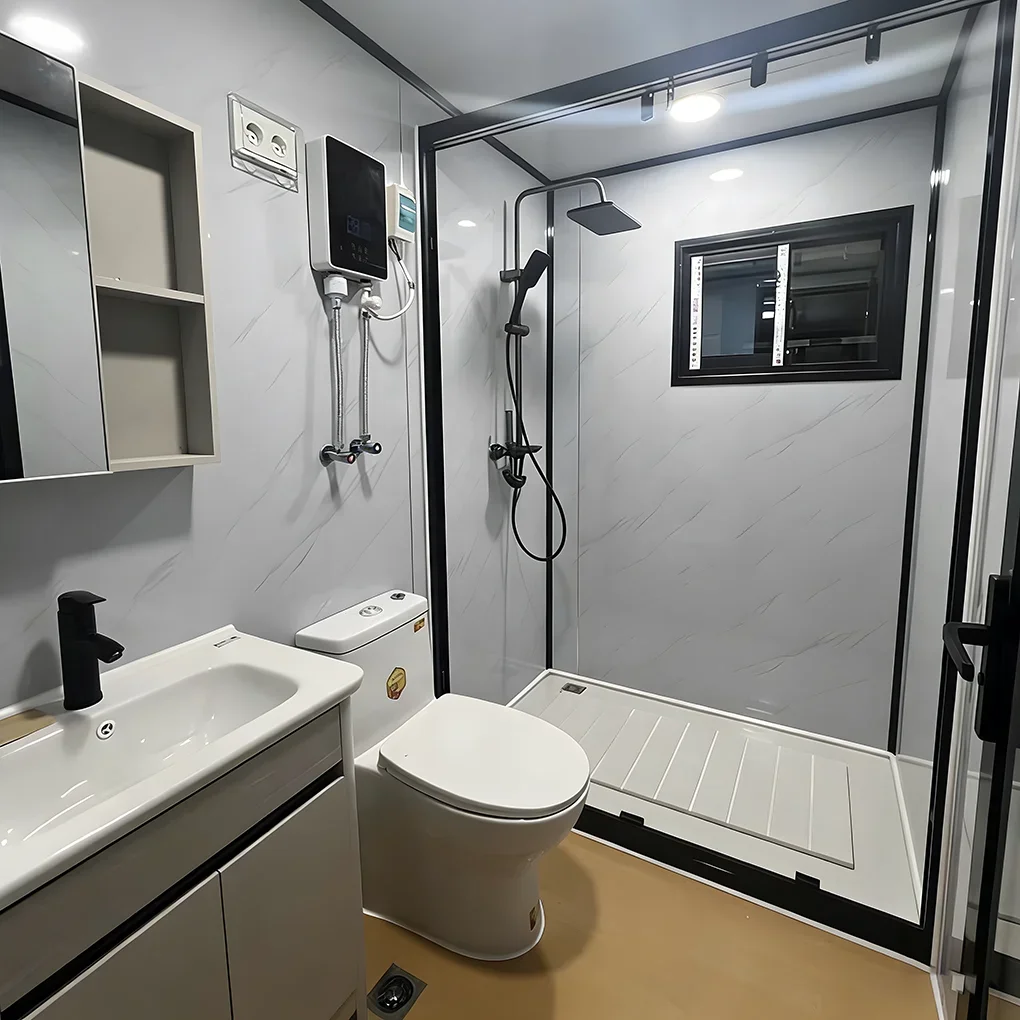 40 Ft 20Ft Portable Expandable Container House 2 Bedroom Luxury Prefabricated Villa Granny Flat 40Ft Prefab Mobile Home
