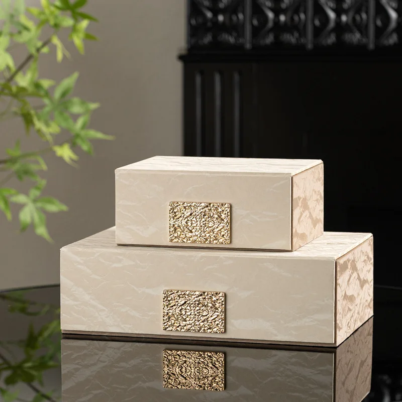 Italian simple sales office cloakroom medieval storage box ornament decorative storage box soft packaging