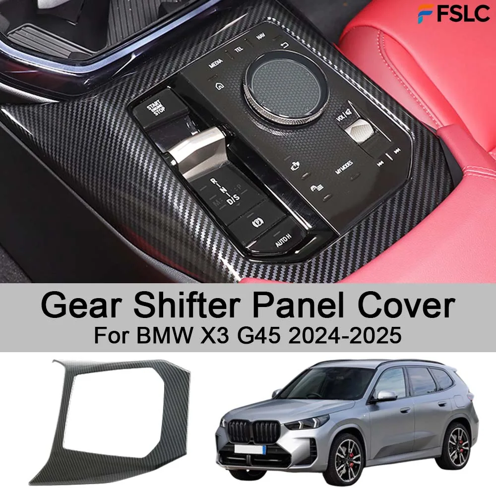 

Car Decoration Gear Shifter Panel Cover For BMW X3 G45 2024-2025 Carbon Fiber Car Styling Upgrade Modify A Car