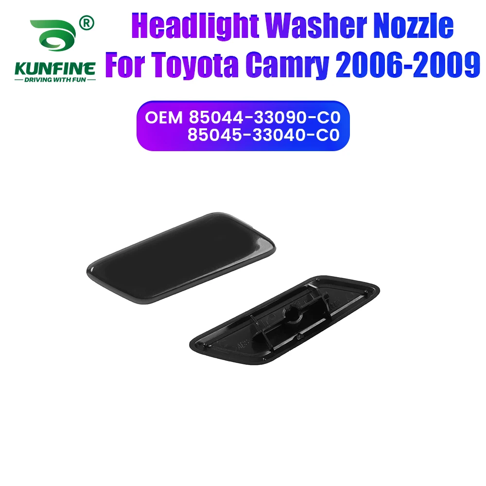 

Car Headlight Front Bumper Washer Spray Nozzle Jet Headlamp Pump Cover For Toyota Camry 2006-2009 85044-33090-C0 85045-33040-C0