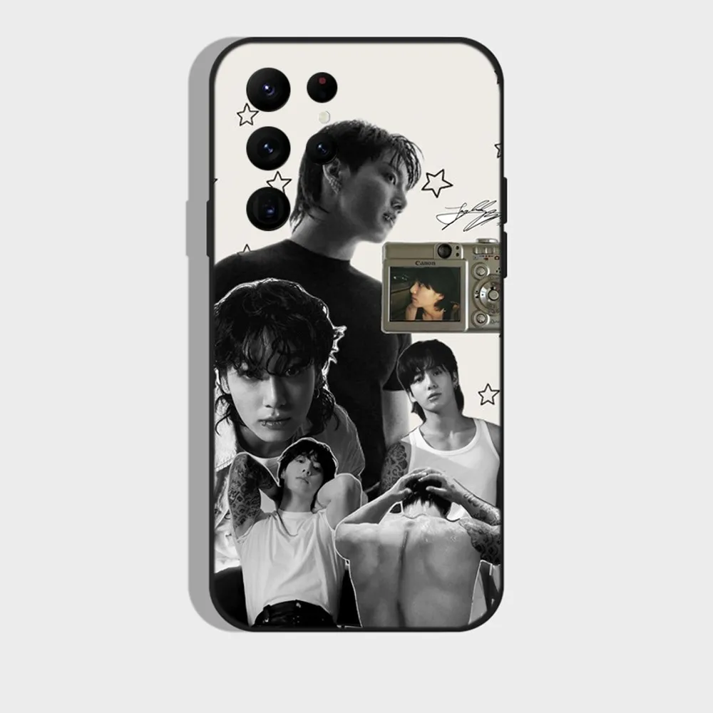 Kpop J-JungkookS Never Let Go Phone Case For Samsung S24,S22 Ultra,S20,S30 plus,S22 plus,S23,S30 ultra 5G Silicone Cover