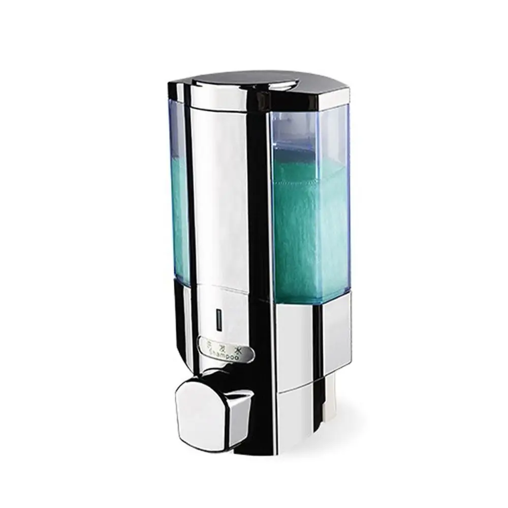 Manual Press Wall Mounted Soap Dispenser Large Capacity Space Saving Lotion Soap Container Easy To Install Refillable