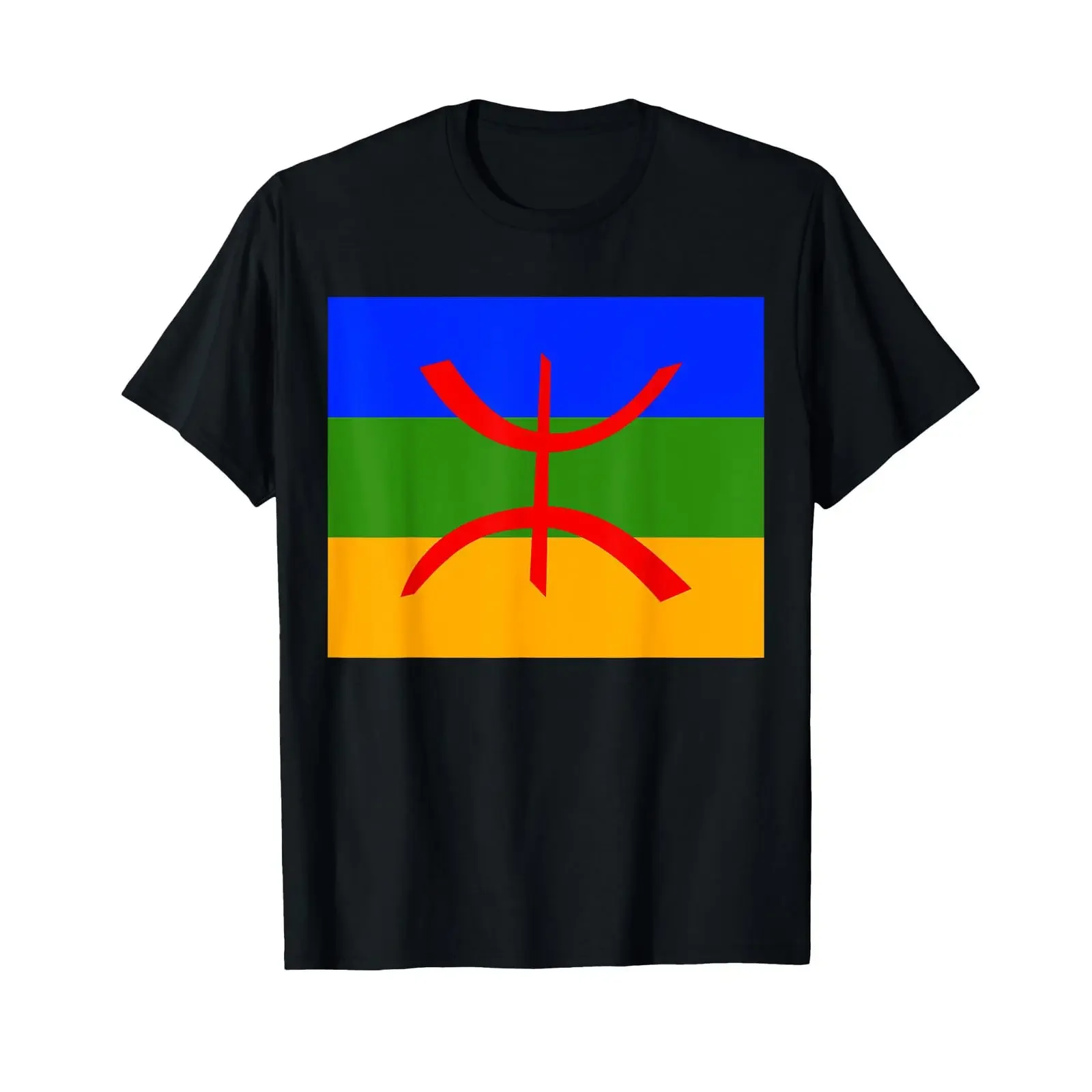 Amazigh Berber Flag Imazighen T Shirt black vintage Washed Unisex designer clothes Breathable streetwear Stylish Comfortable