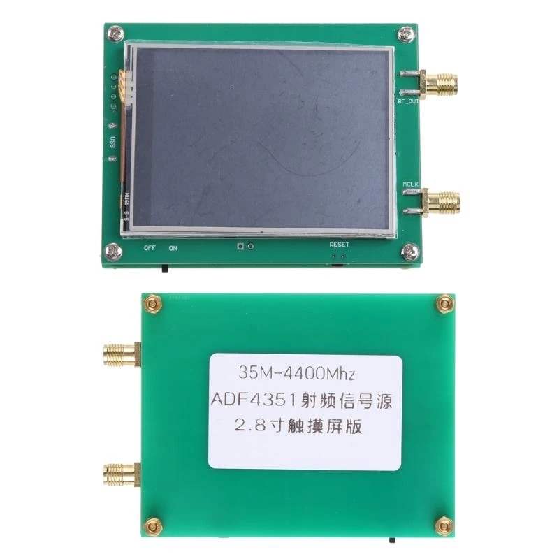 ADF4351 RF Source Generator Point Point Pertenency Contact Scense LCD التردد