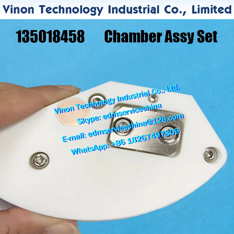 

135018458 New Wire Removal Chamber Assy Set 135018454 Stoper, 135018604 Whistle Clamping for CUT200,CUT30 135.018.458, 135018811