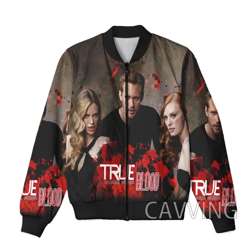 

CAVVING 3D Printed True Blood Zipper Bomber Jackets Men Overcoat Mens Coat Zip Up Jackets for Women/Men H01