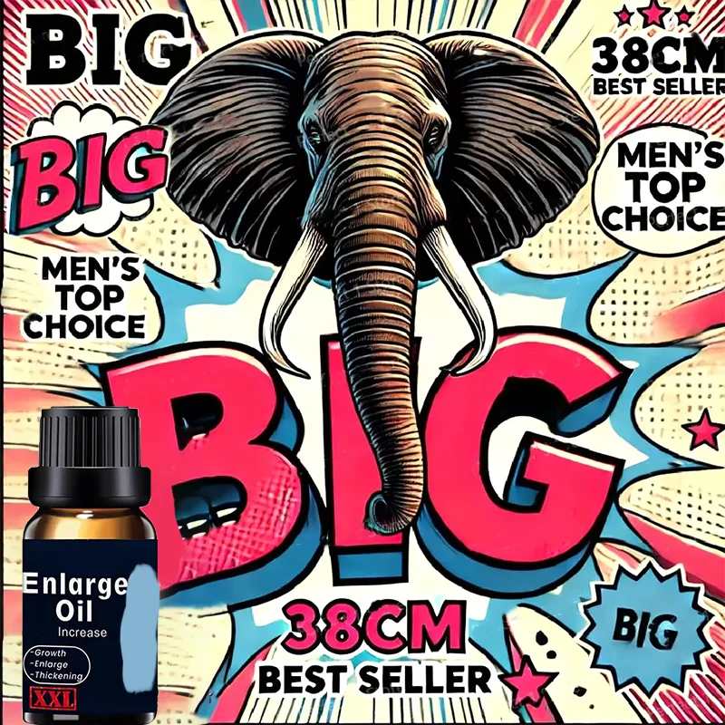 

Men's Massage Oil XXL Big Growth Thickening Essential Oil, Personal Care Private Massage Cream,