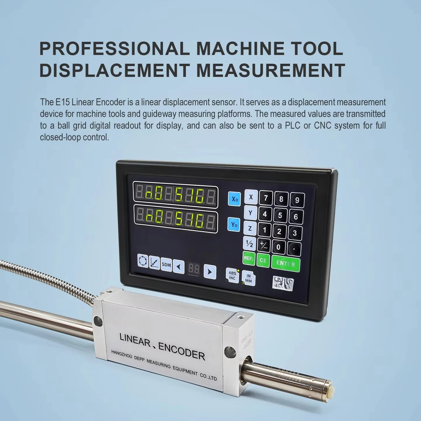 Linear Displacement Sensor For Machine Tools Linear Encoder