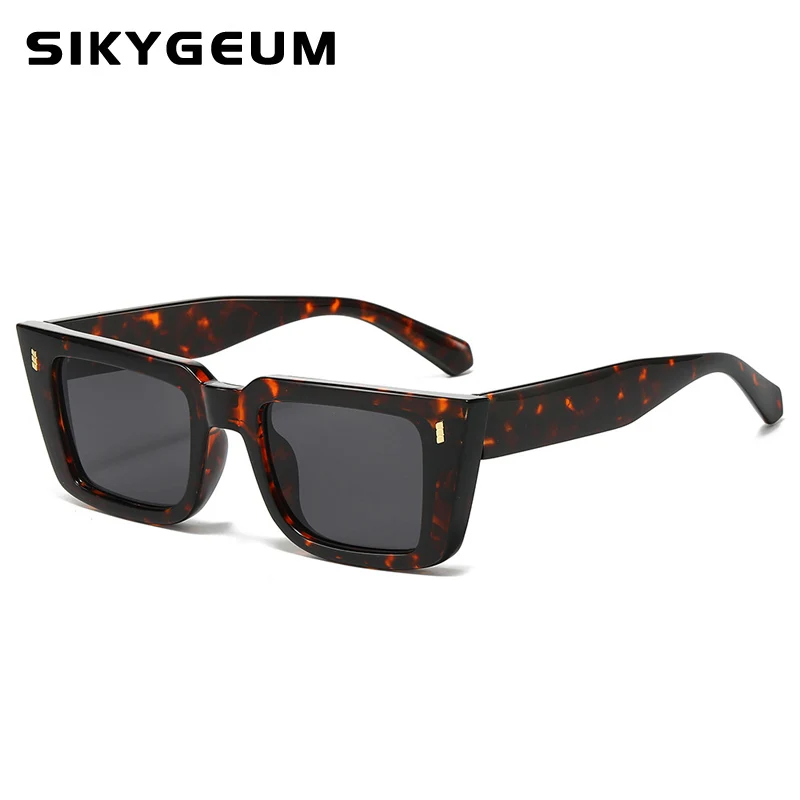 SIKYGEUM Vintage Cat Eye Sunglasses Women Leopard Ladies Sun Glasses Retro Brand Designer Travel Eyewear UV400 Oculos De Sol