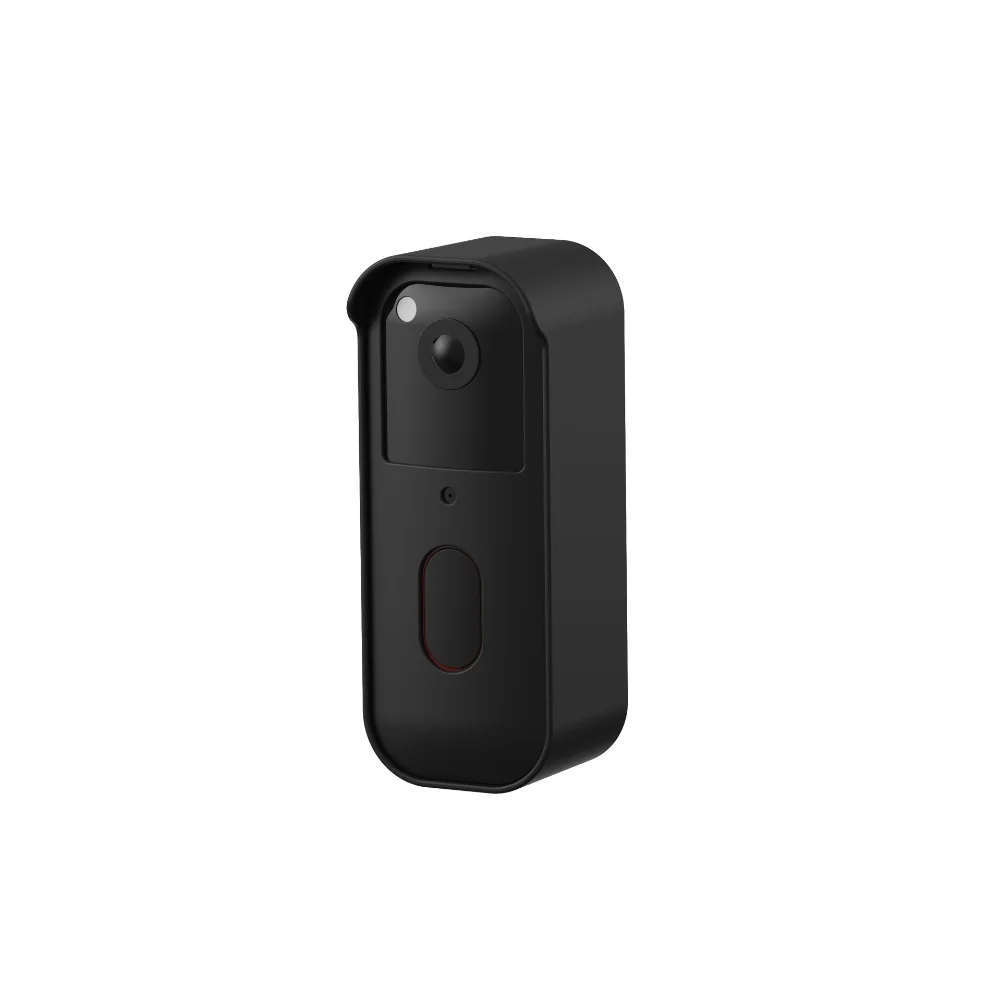No Drill Black Plastic Housing Case For Blink Video Doorbell Anti Theft Mounting Bracket Weather Resistant Smart Home Part