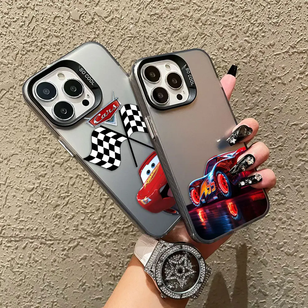 

Disney Lightning McQueen Cars Phone Case For Samsung Galaxy S25 2S4 S23 S22 S21 S20 S30 FE ULTRA PLUS Hard Shockproof Case Funda