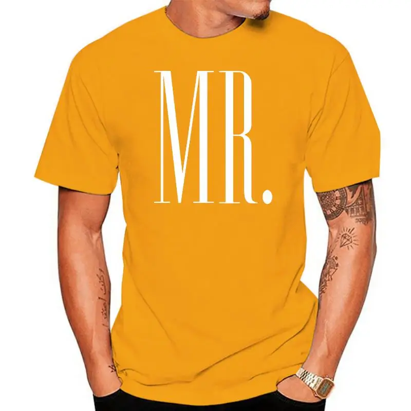 MR MRS T Shirt Matching Cuple Wifey Hubby Husband Wife Wedding Love Holiday