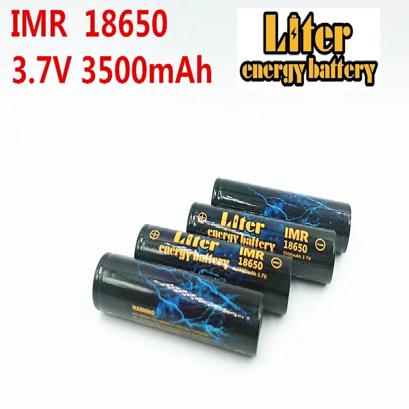 

Liter energy battery 3PCS IMR18650 3.7V 4.8A 3500MAH 18650 Li-ion rechargeable battery for tablet pc 7-9 inch