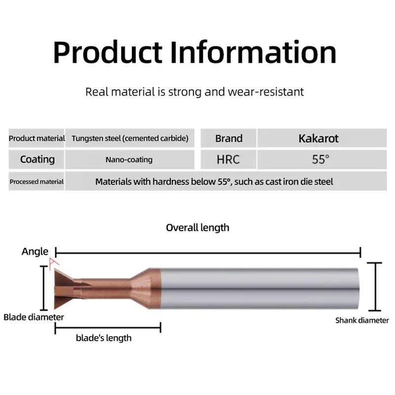 KaKarot كربيد تتوافق قاطعة المطحنة أداة التصنيع باستخدام الحاسب الآلي 30 45 60 75 درجة التنغستن الصلب بالقطع أداة لمطحنة نهاية المعادن D4mm-D12mm