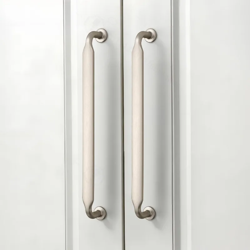 French Minimalist Cabinet Pull Zinc Alloy Door Handle for Closet Sideboard Wine Cabinet Drawer Furniture Hardware