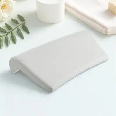 1Pcs PU Bathtub Pillow for Adults Ergonomic Neck Back Support Soft Non Slip Spa Bath Cushion Bathroom Shower Head Pillow