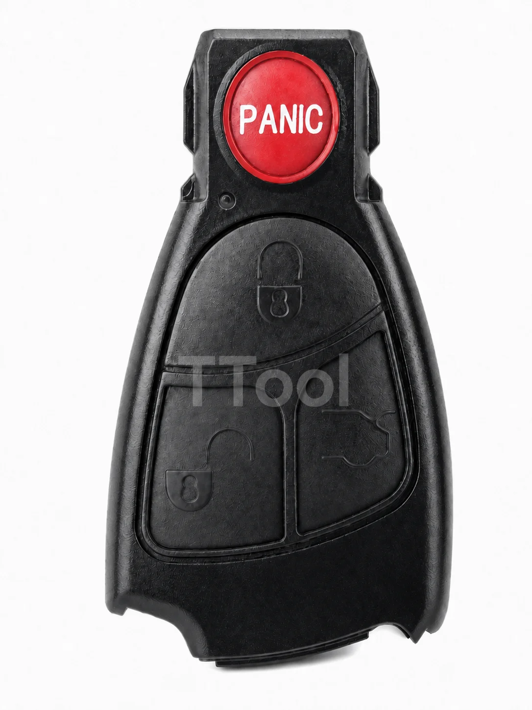 4 Button Remote Key Fob Shell Case with Panic for Mercedes Benz C E S ML CLK CL W203 W211 Replacement Key Housing Cover