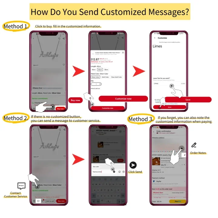 مخصص العربية اسم قلادة اليدوية الخط قلادة 18K مطلية بالذهب مجوهرات الإسلامية عيد الأم هدية شخصية هدية #6