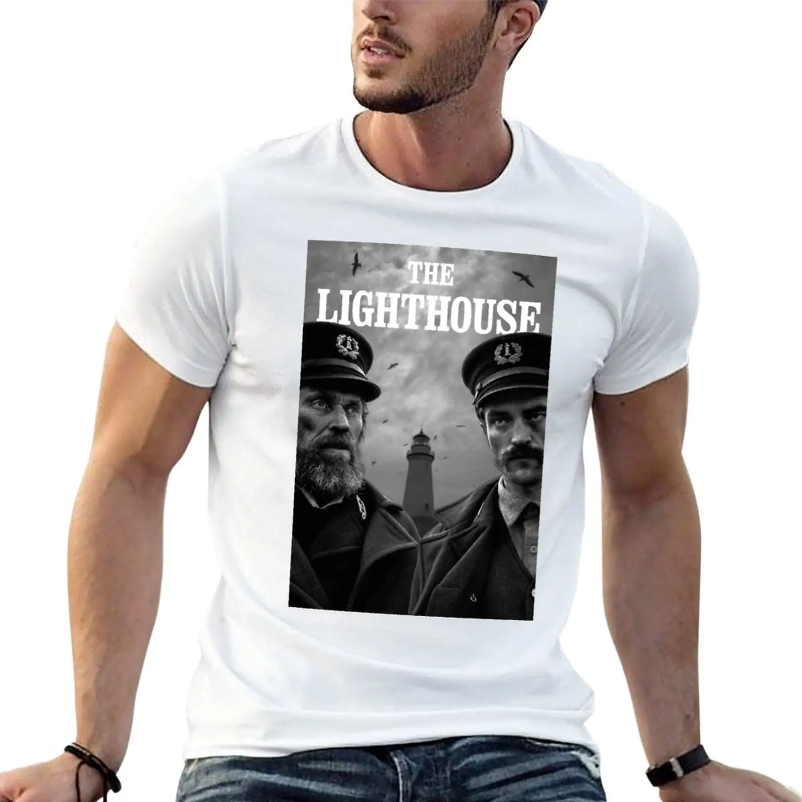 

New The lighthouse T-Shirt Short t-shirt Short sleeve plain t-shirt custom t shirts designer t shirt men