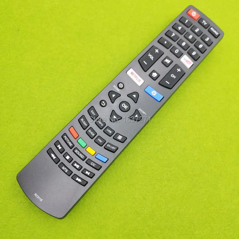 Télécommande d'origine RC311S pour TV LCD, Pioneer Quasar ZIF JVC TCL THOMSON INFINIBOU