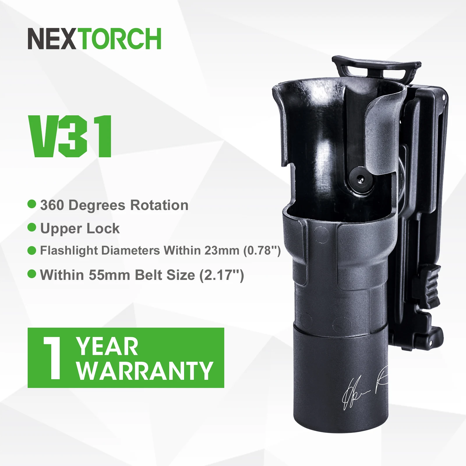 

Nextorch Тактический держатель для фонаря TA30/ TA01/ TA20+FR-1, V31