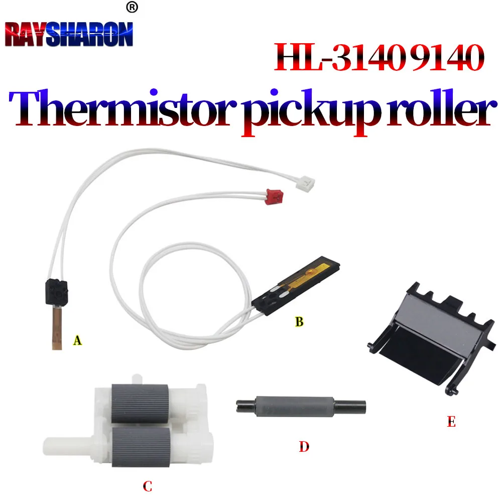 Fuser Thermistor / Tray Feed Pickup Roller / Separation Pad For Brother  HL-3140 3150 3170 DCP-9130 9020 MFC-9140 9330 9340