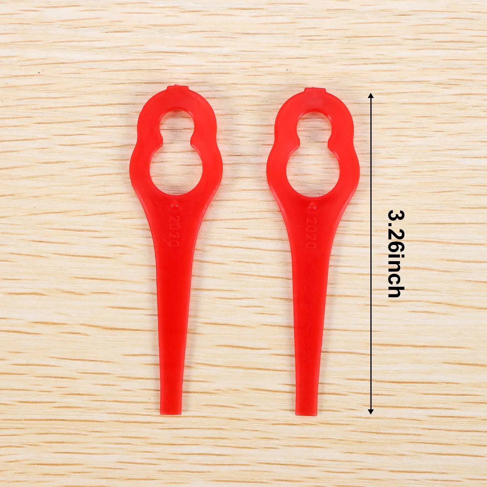 ABFA 80Pcs Replacement Grass Trimmer Blades Spare Part Lawn Mower Cutting Blades Cutter Tool