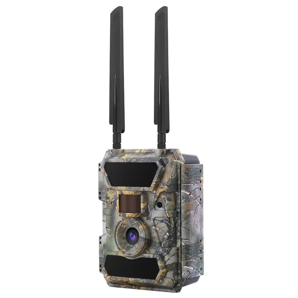 

4G Trail Camera LTE APP SIM-карта Обнаружение движения Ночное видение Игра Олень Открытый IP66 Безопасность Камера для охоты на дикую природу