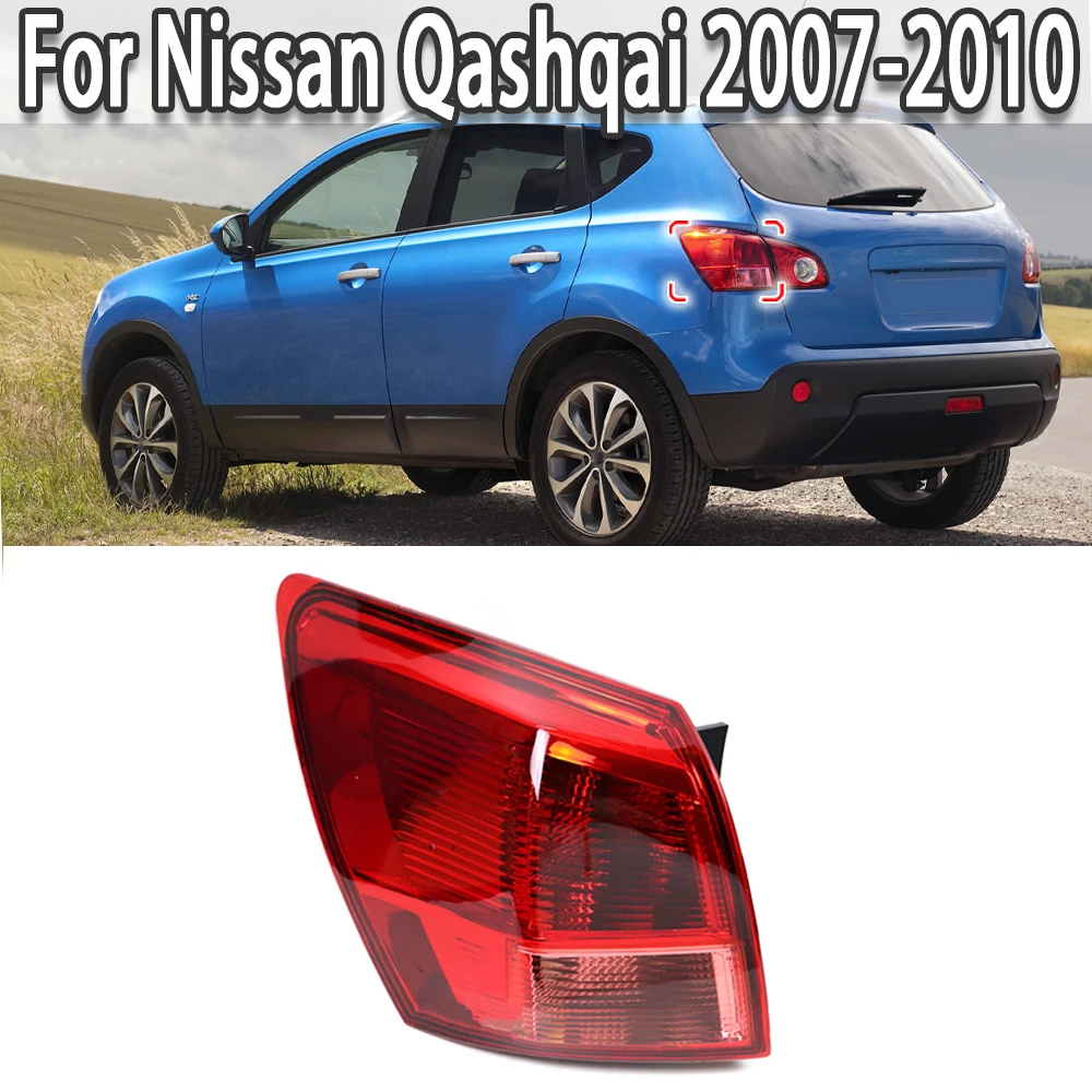 Car Rear Tail Light Signal Brake Lamp For Nissan Qashqai 2007 2008 2009 2010 Without Bulb