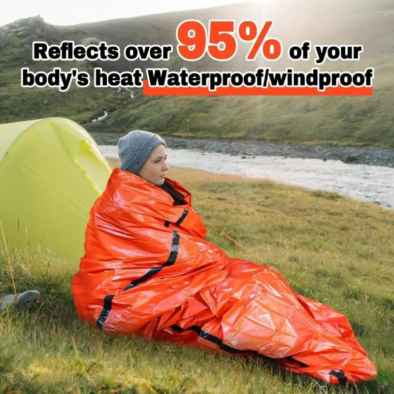couchage-survie-compact-portable-avec-serrure-materiaux-reflechissants-coupe-vent-pour-conditions-meteorologiques