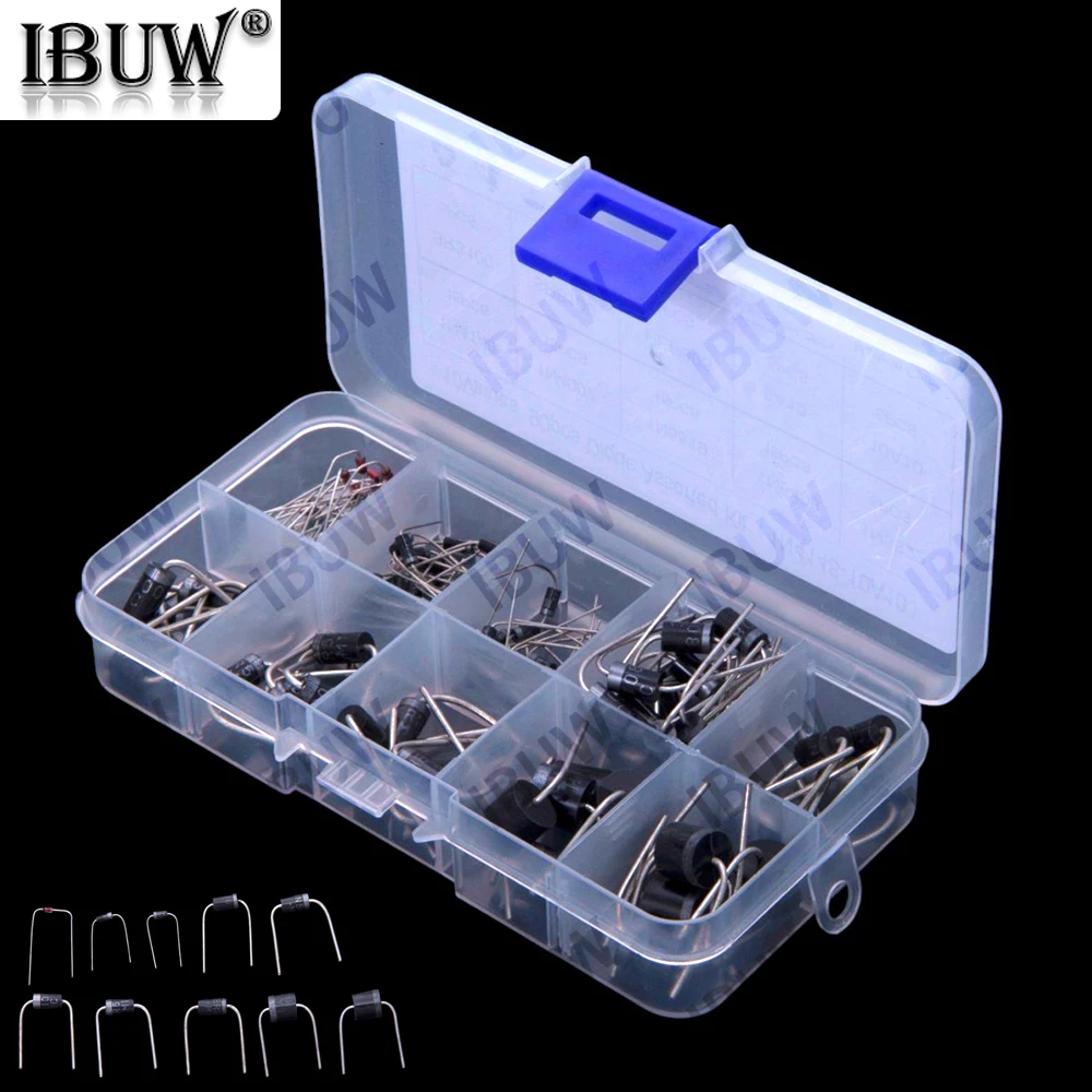 10Values 1N5408 1N5822 SR3100 Schottky 10A10 rectifier fast recovery diode 1N4148 1N4007 1N5819 1N5408 1N582