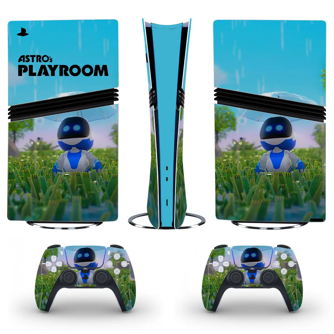 Astro's Playroom PS5 Pro pegatina de piel Digital Protector calcomanía cubierta para controlador de consola PS5 Pro pegatina de piel vinilo